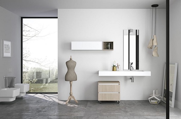 bagno stile nordico