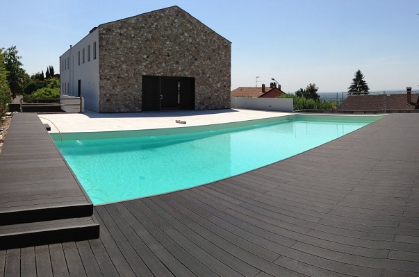 legno composito piscine